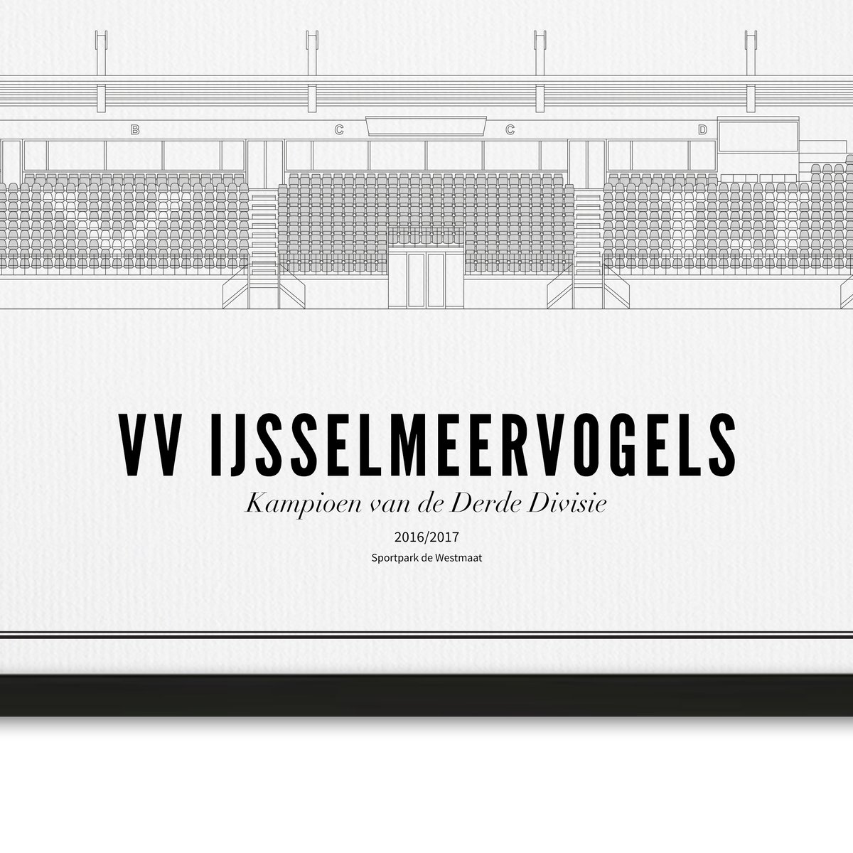 Poster van VV IJsselmeervogels | WIJCK. 